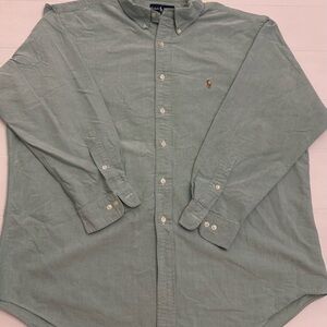 Ralph Lauren | Classic Fit | Casual Button Down Shirt | Green
